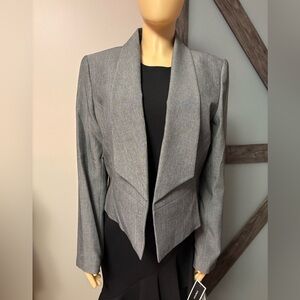Nine West Women's Stretch Charcoal Blazer 10 Jacket Suit Top #33
